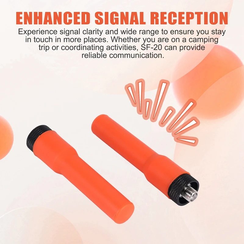 Мягкая антенна для рации SF-20 Мини-короткая антенна SMA-F Двухдиапазонная УКВ УВЧ для радио UV-K6 UV-21 UV-17 UV-18Pro Max