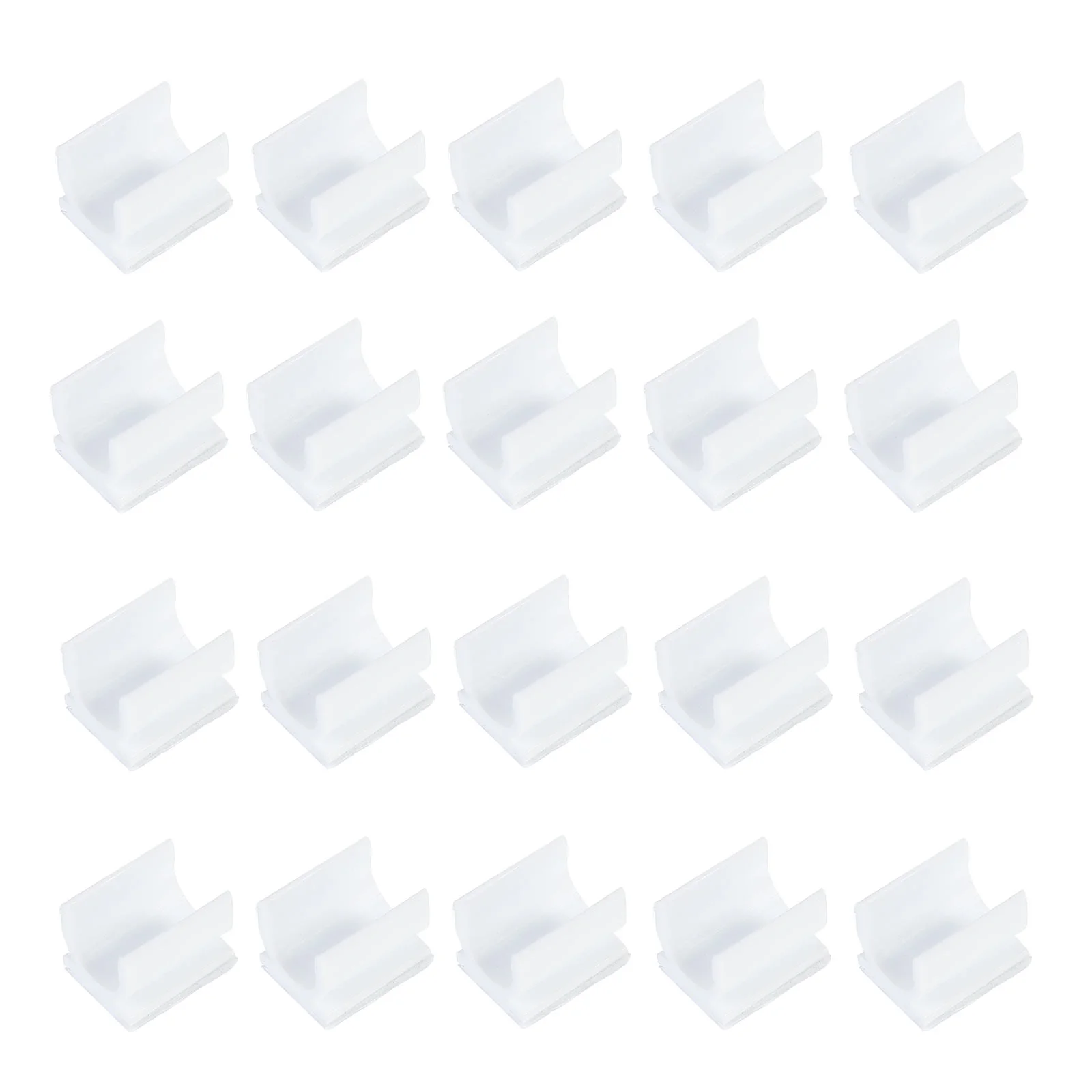 

100 Pcs Pen Buckle Accessories Writting Buckles Table Adhesive Clips Plastic Clamps Whiteboard Pencil Holders