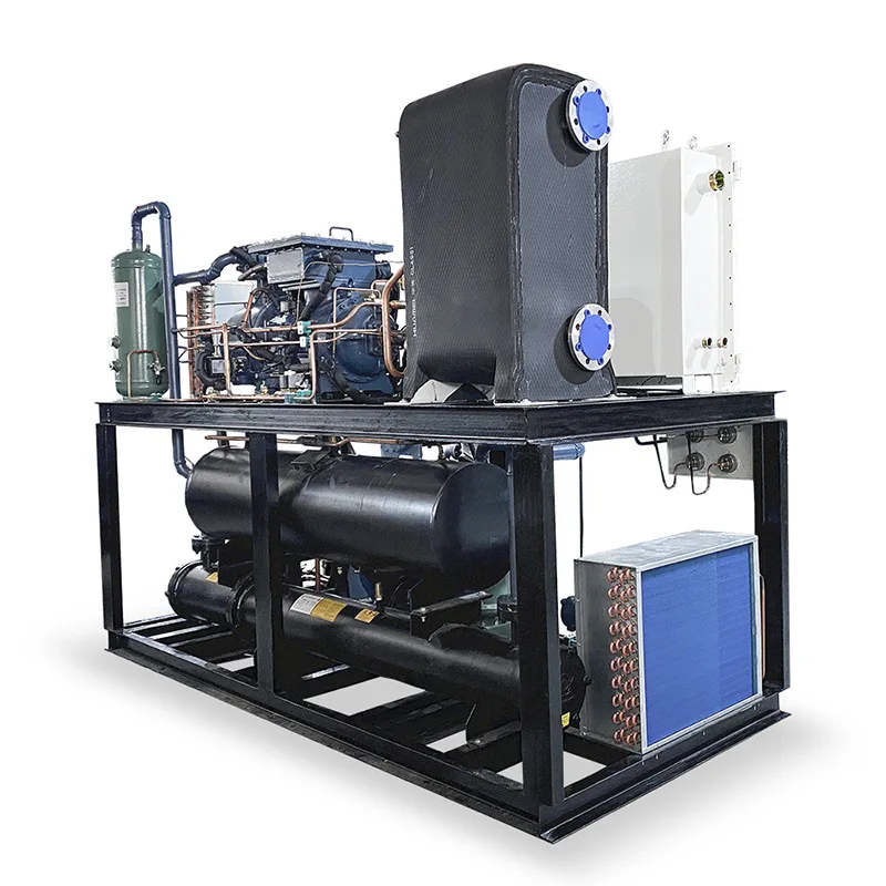 Ice Water Refrigeration Units, Industrial Condensing Units, Water-cooled Stacked Chillers, Low-temperature Freezers