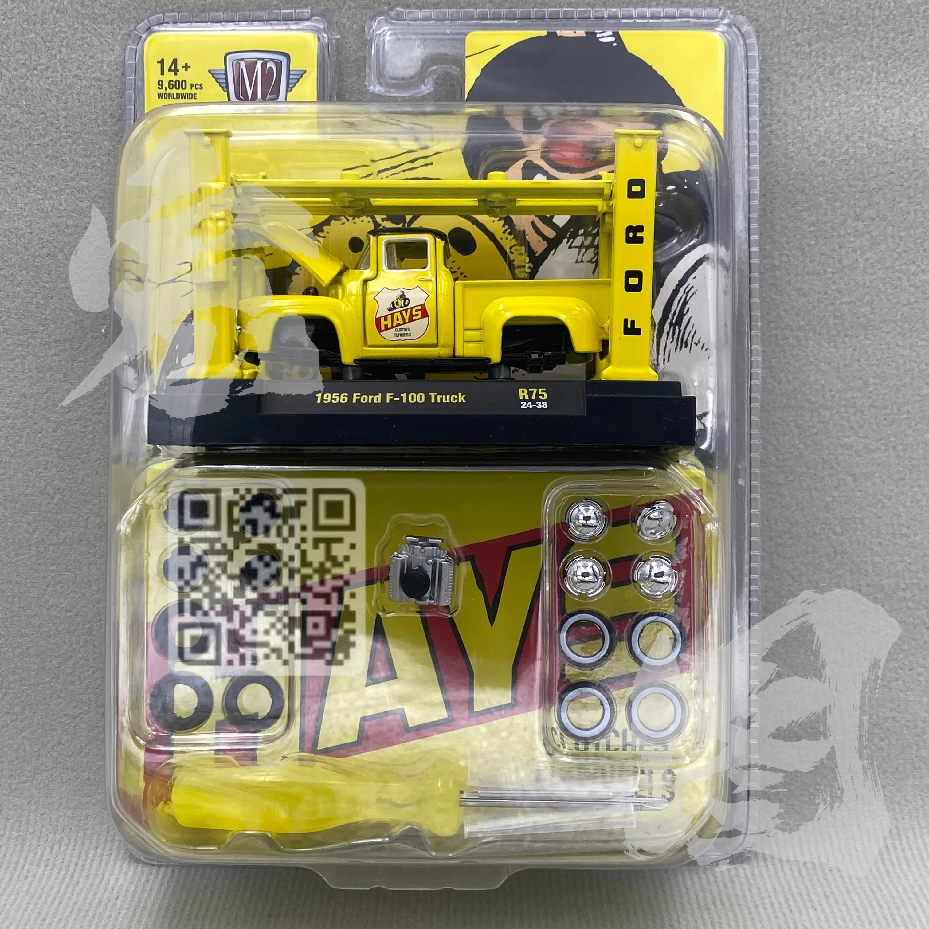 M2 Machines 1:64 1956 Ford F-100 Truck diecast alloy car model Children's toys and gifts