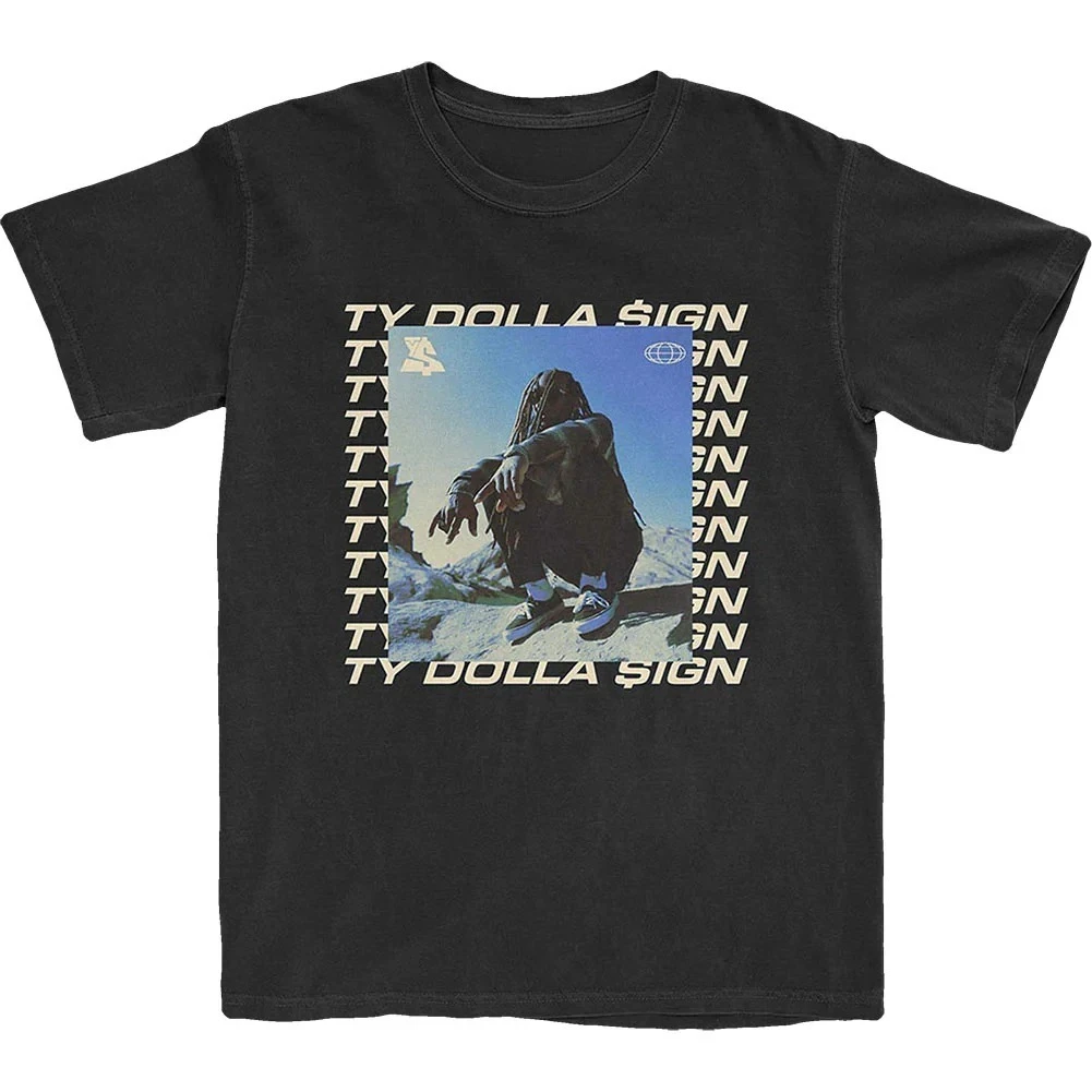 

Ty Dolla Sign Global квадратный узор с принтом, летние роскошные брендовые хлопковые мужские и женские футболки с короткими рукавами