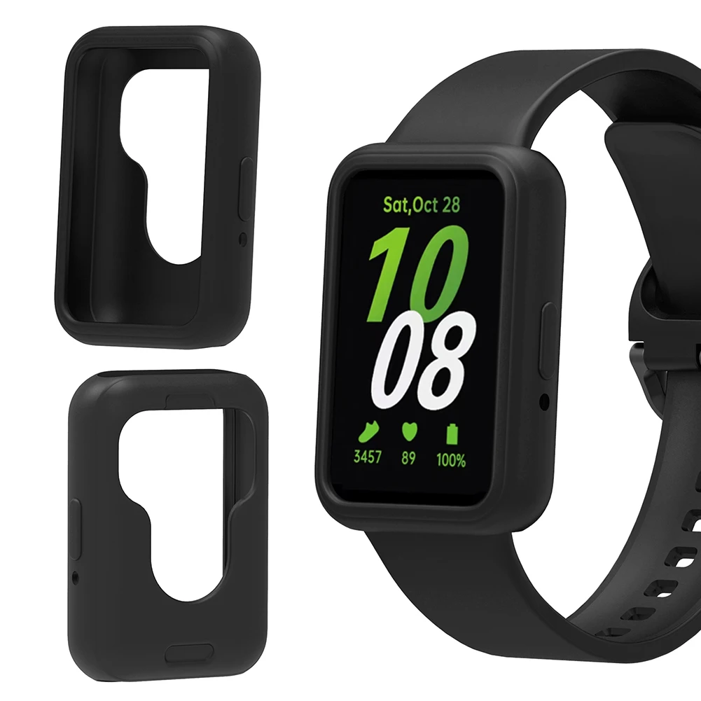 Silikonowe etui nadające się do prania miękkie ochronne osłony zderzaka rama zderzaka z wydrążoną pokrywą etui na zderzak dla Samsung Galaxy Fit 3