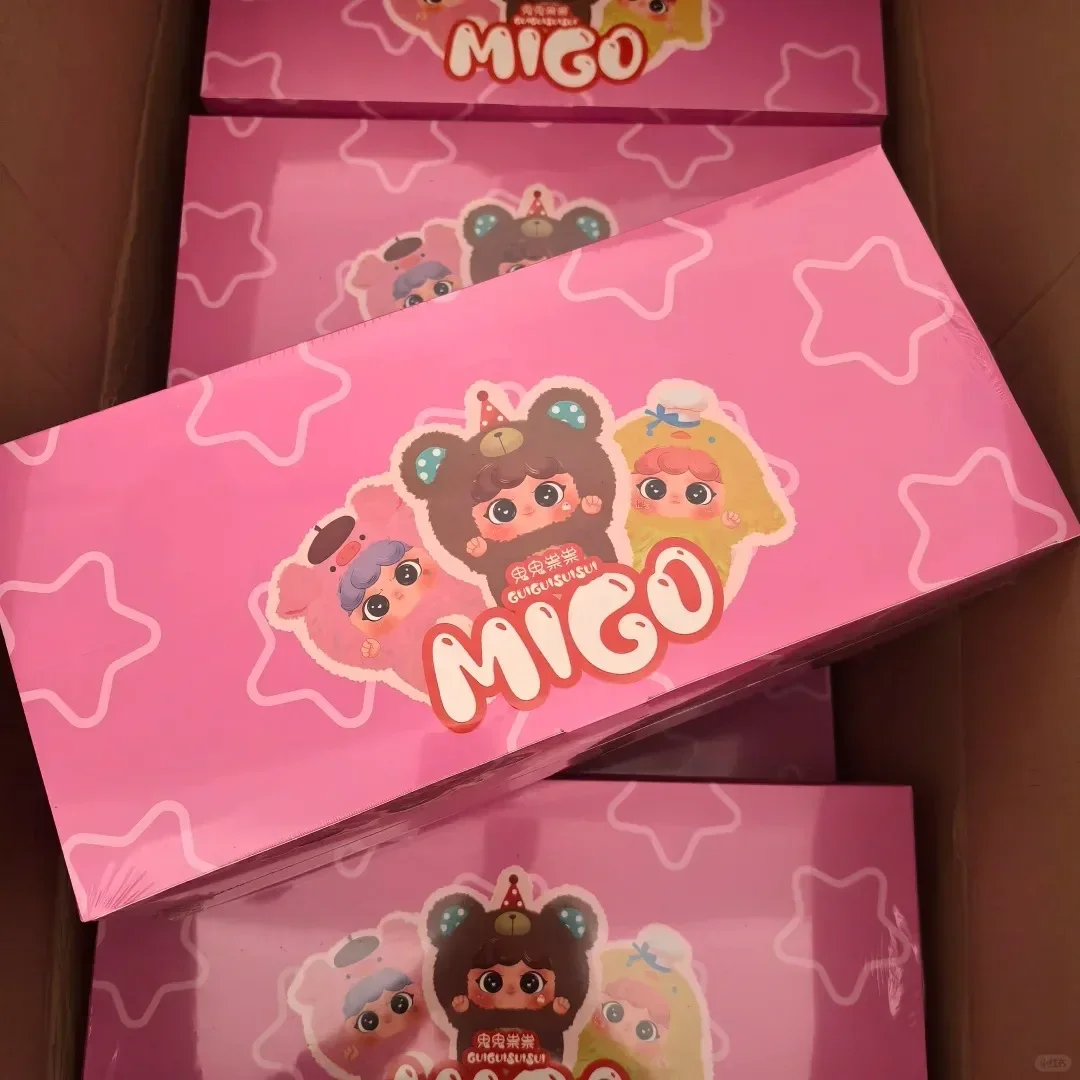 

Migo Mischievous Series Plush Doll Blind Box Toy Mystery Box Anime Figures Creative Gift for Kids