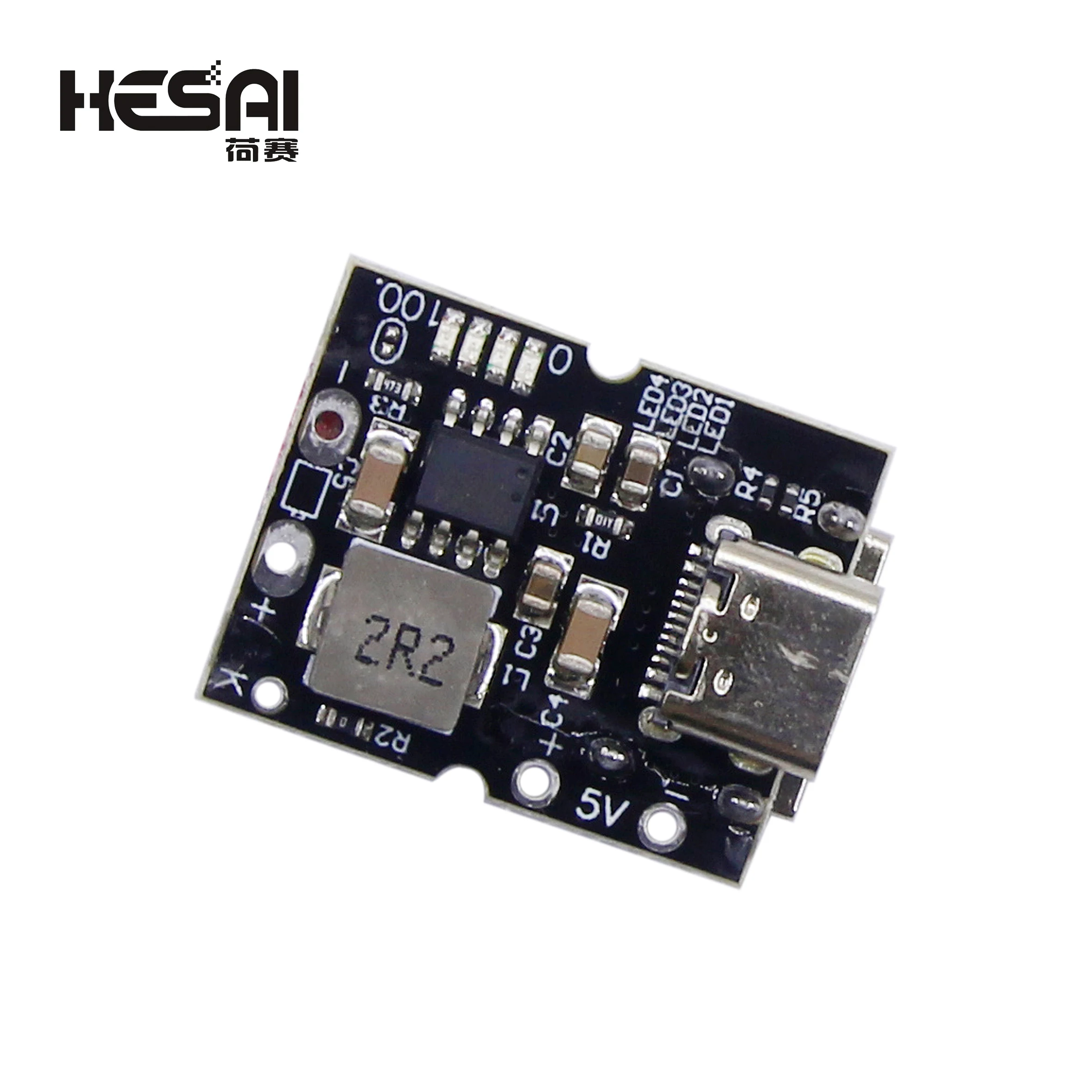 Type-C USB 5V 2A Boost Converter Step-Up Power Module Lithium Battery Charging Protection Board LED Display USB For DIY Charger