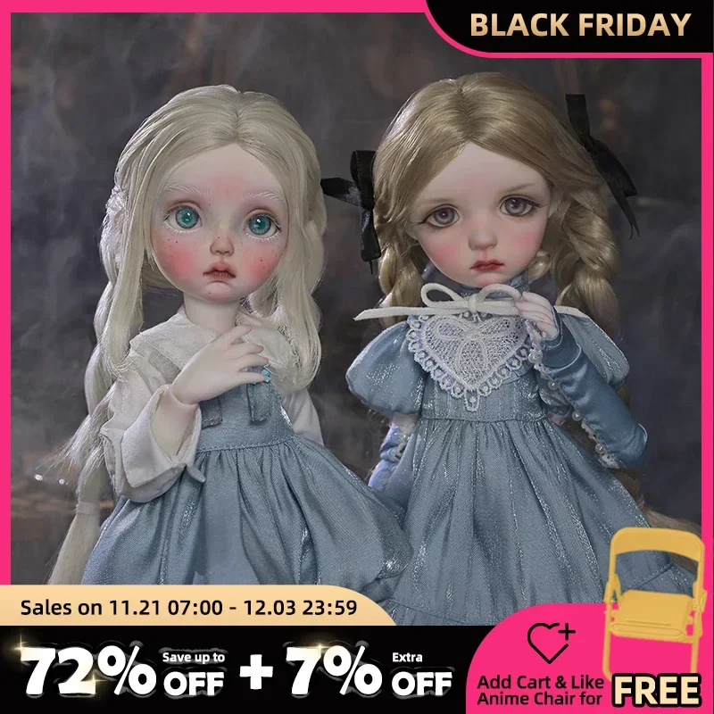 ShugaFairy Sekino 1/6 Bjd Doll Antique Doll Style Twins Party High Quality Ball Jointed Dolls Toys