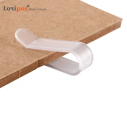 Cartella in plastica Raccoglitore finanziario Clip a U Note Clip per carta da lettera Clip multifunzionale per cancelleria trasparente per ufficio