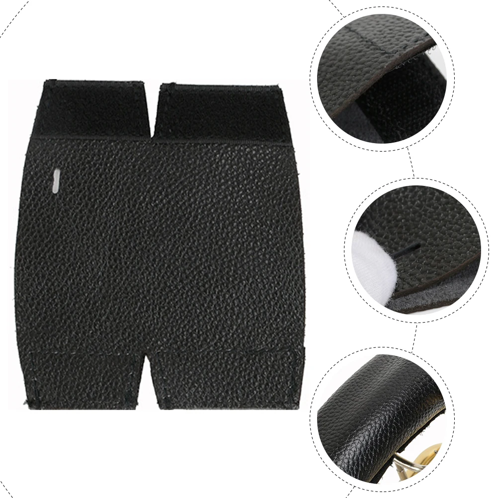 

Horn Cowhide Pad Gloves Musical Accessory Protector Dashboard French Pads Black Child