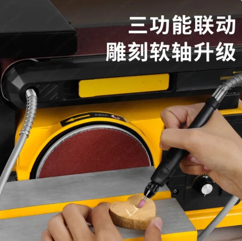 220V Sanding Machine Multifunctional Carving Machine Woodworking Desktop Tool Polishing