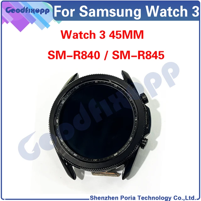 For Samsung Galaxy Watch3 45MM SM-R840 SM-R845 R840 R845 Watch 3 LCD  Display Touch Screen Digitizer Assembly