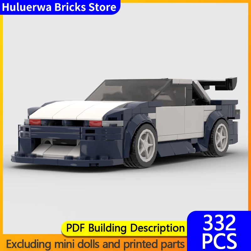 

Модель городской автомобиль MOC, строительные кирпичи VS Commodore, супергоночный автомобиль, модульная технология, детские праздничные подарки, сборка игрушек, костюм