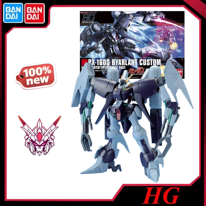 

В наличии Bandai, оригинальный HGUC 147 RX-160S Bayeran, сборная модель, коллекционные праздничные подарки, горячие игрушки, украшения, подвижная фигурка меха