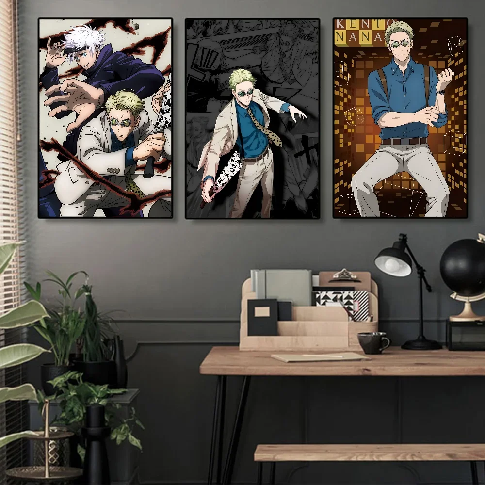 Nanami Kento Whitepaper Poster Wasserfester Papieraufkleber Kaffeehaus Bar Ästhetische Kunst Wandmalerei