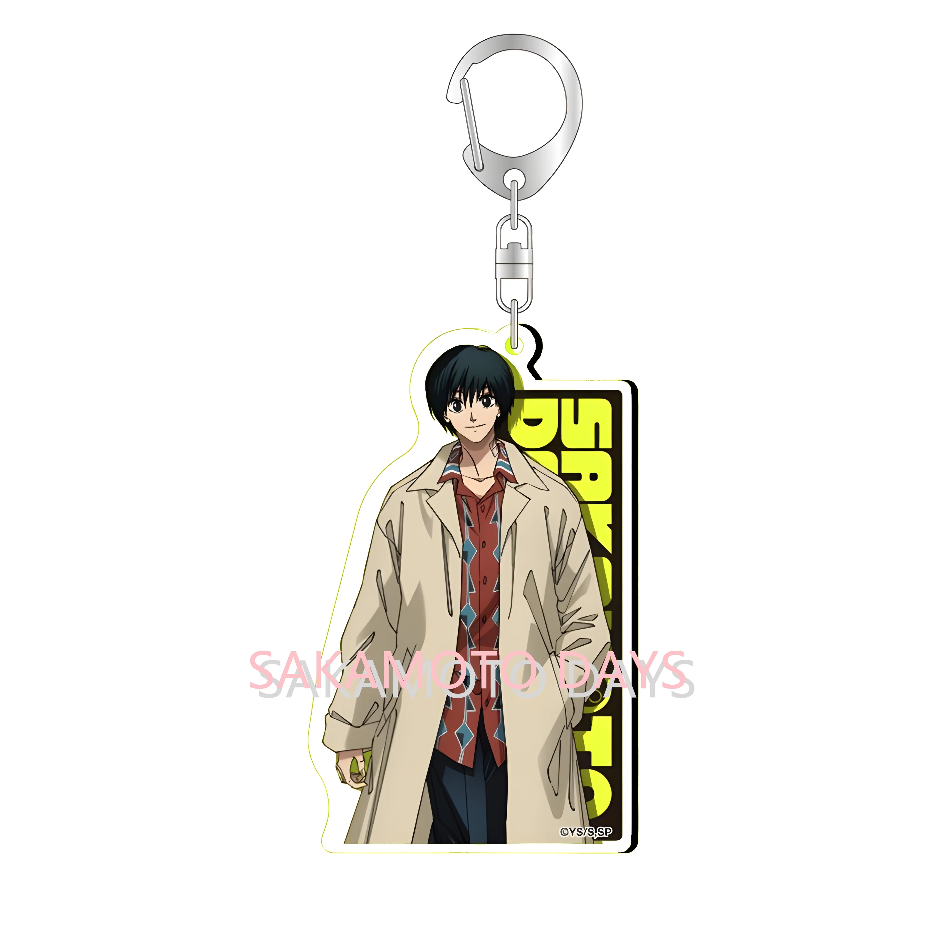 Anime Sakamoto Days Keyrings Accessories Bag Key Chain Ring Jewelry Shin Taro Keychain Llaveros For Fans Gifts