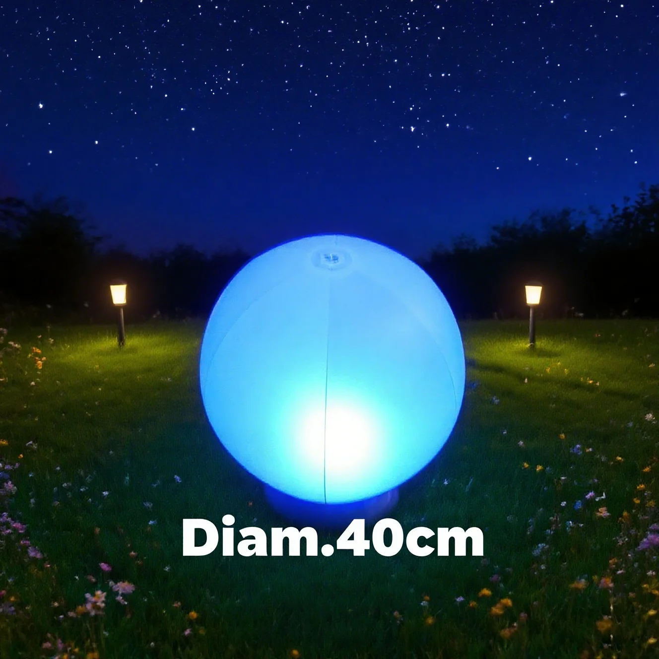 Pallone da spiaggia gonfiabile per piscina da 40 cm 14 colori LED Palla da giardino Telecomando Gioco d'acqua estivo Sport Party Gioca a palla Luce gonfiabile