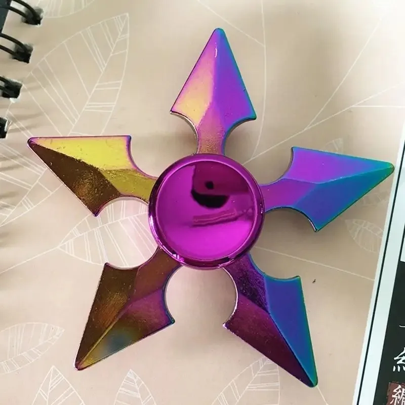 Metal Spinning Tops High Speed Rotary Finger Spinner Toy for Adults Kids Party Favor Decompression Fingertip Toy