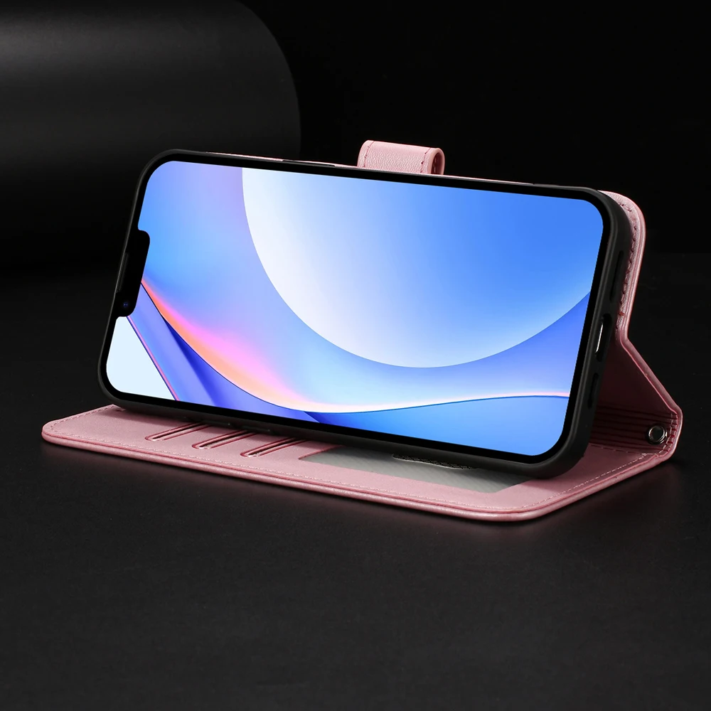 Flip Leather Wallet Cover Card Holder Phone Case For Doogee Note 58 N60 Pro