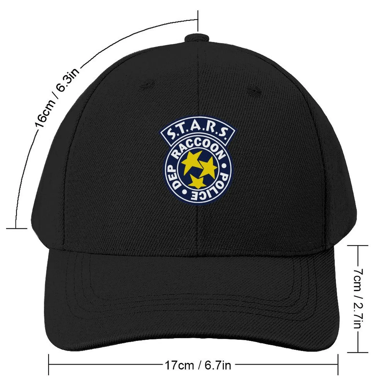 S.T.A.R.S. Crest Baseball Cap Wild Ball Hat hard hat Visor Hip Hop Luxury Woman Men's