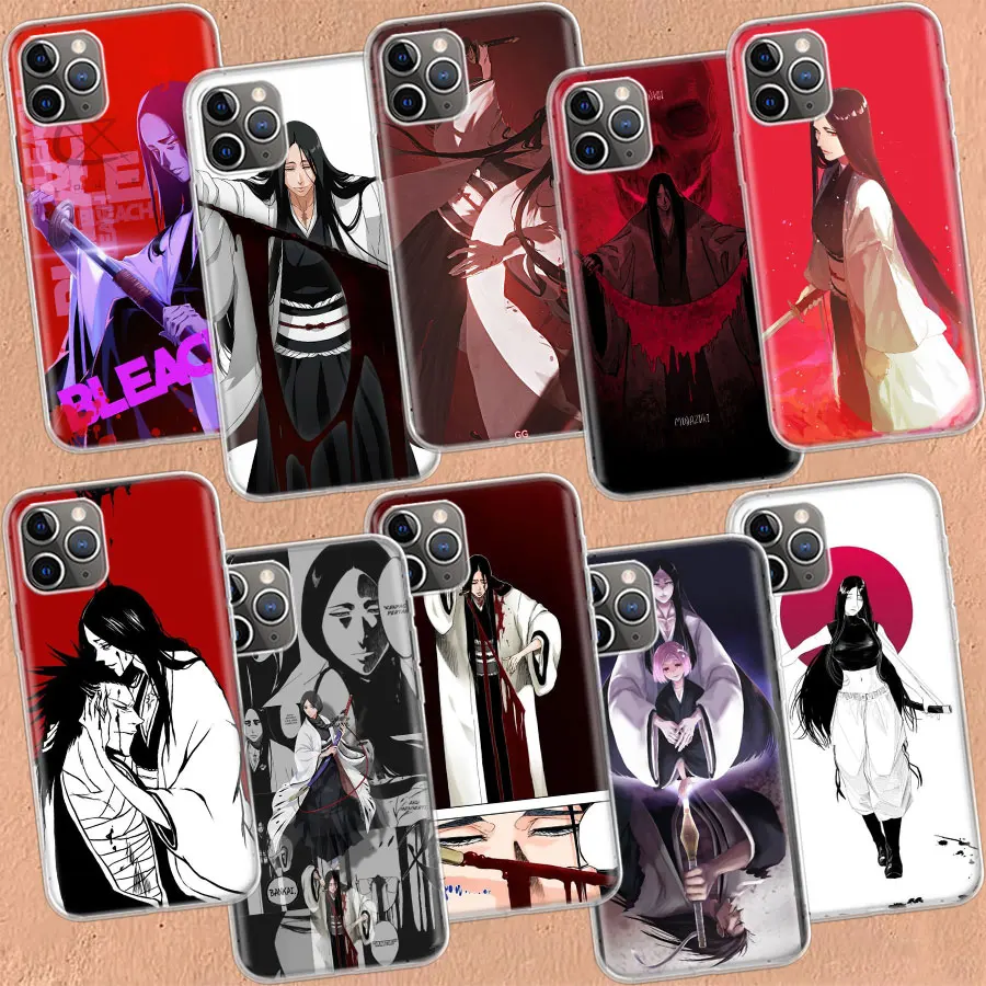 Unohana Yaciro Clear Case For iPhone 11 13 14 Pro 15 Pro Max 12 Mini 16 XR X XS Max 7 8 Plus Clear TPU Phone Cover