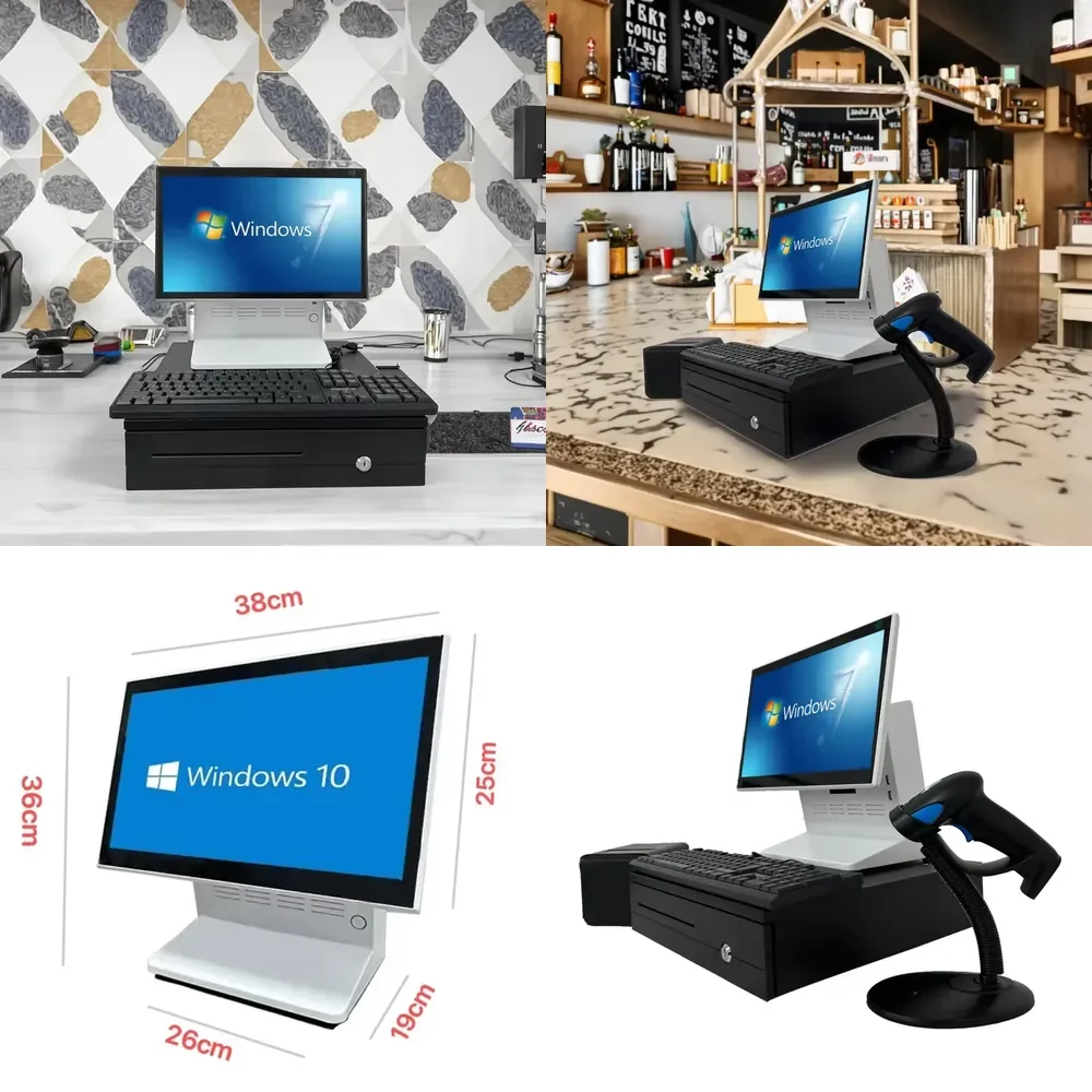 All-in-One Single Screen POS System for Hotels Supermarkets & Restaurants Cash Register Solution