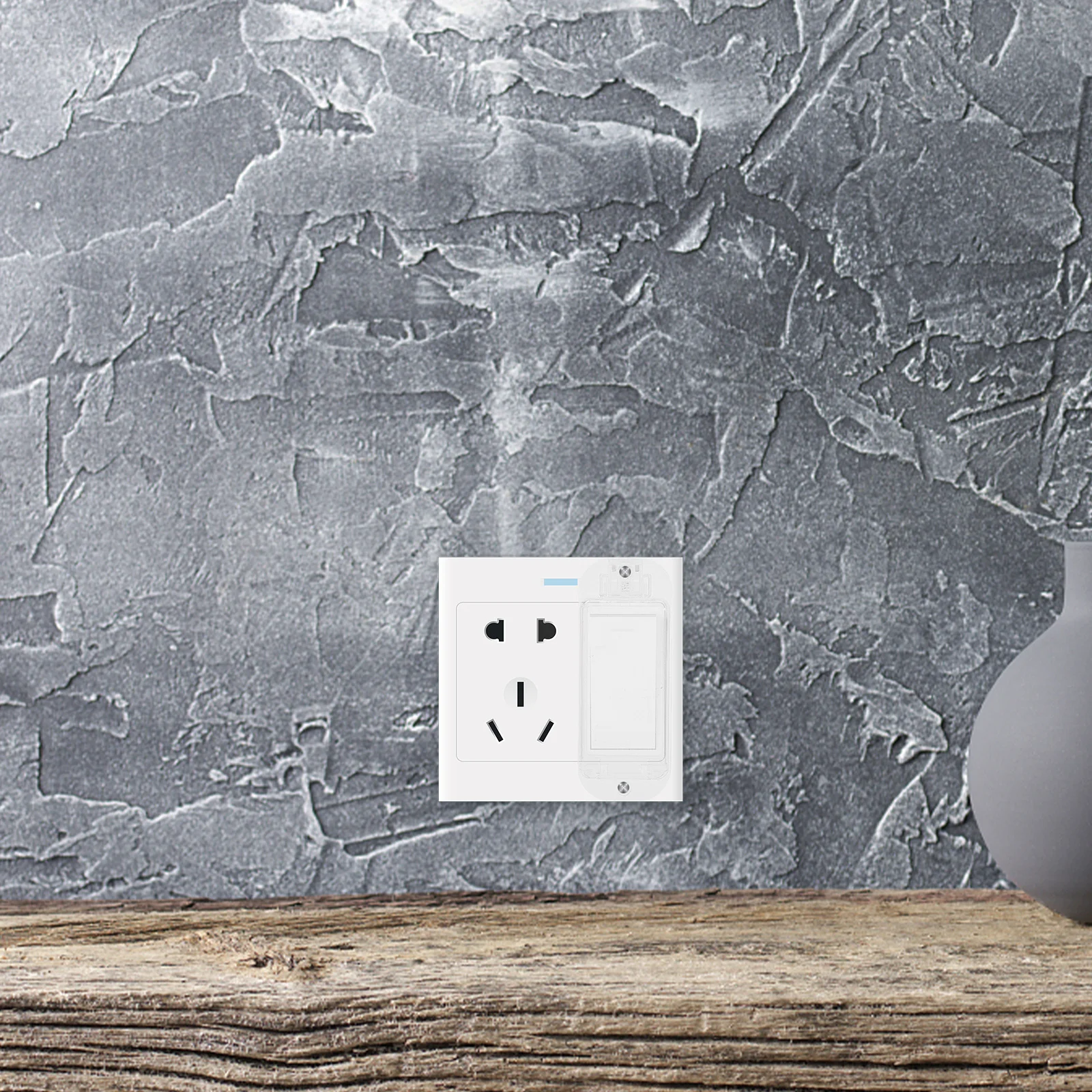 

4pcs Child Proof Wall Switch Cover 11.00X4.00X1.50Cm Transparent Light Switch Protector Universal Toggle Guard Plate Button