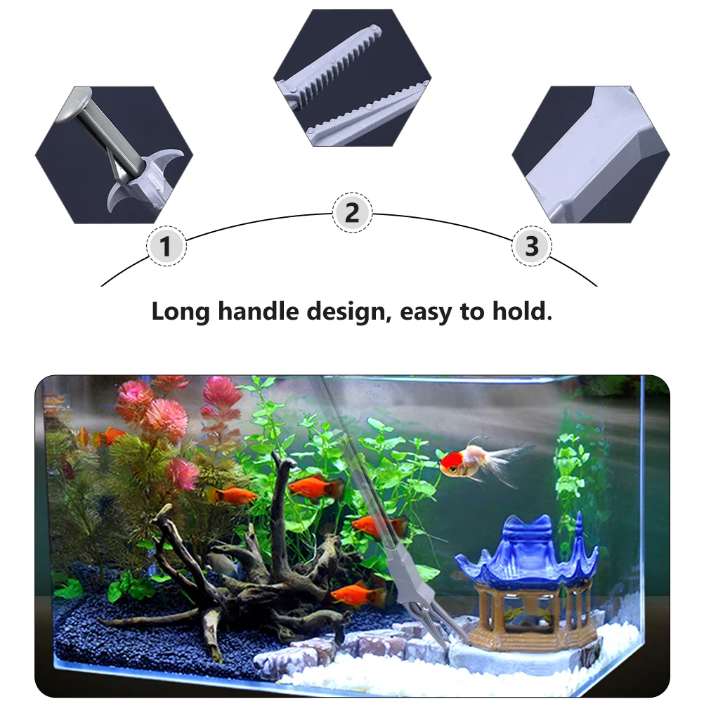 

2 Pcs Plant Aquatic Tweezers Aquarium Waterweed for Plants Cleaning Fish Tank Accessories