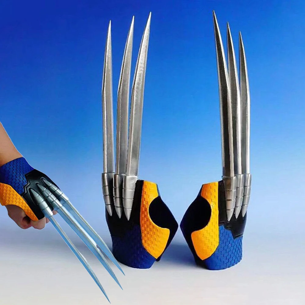 

Superhero Deadpool Wolverine Claws Weapon Cosplay Wolverine Plastic Weapons Dress Up Party Costume Collection Props Gifts