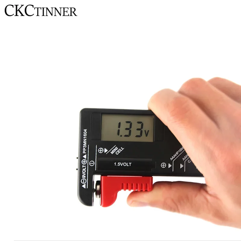 Battery Tester BT-168D  Digital Battery Capacity Tester  LCD Display Check AAA AA Button Cell Universal test Checker