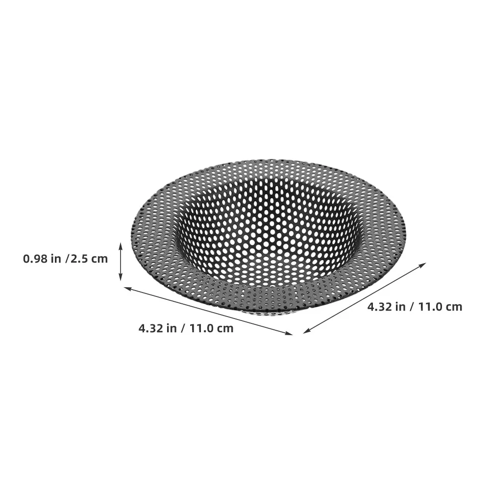 4Pcs Kitchen Sink Drain Strainer Stainless Steel Sink Filter Basket for Kitchen and Bathroom Punched Design Clog Prevention