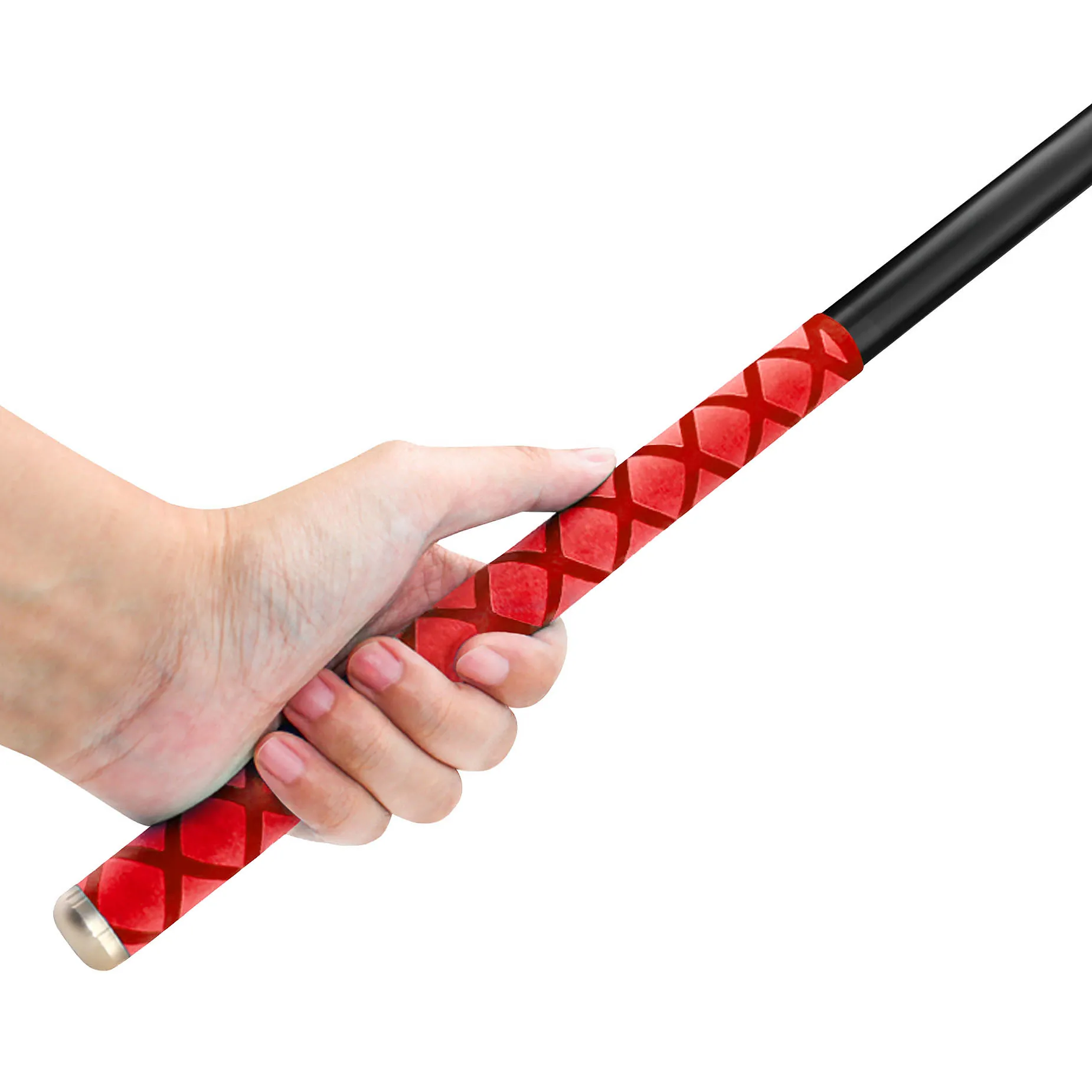 Tubo termorestringente rosso lunghezza 39 pollici diametro 40 mm Tubo a X avvolto adatto per canna da pesca, tubo per attrezzature fitness