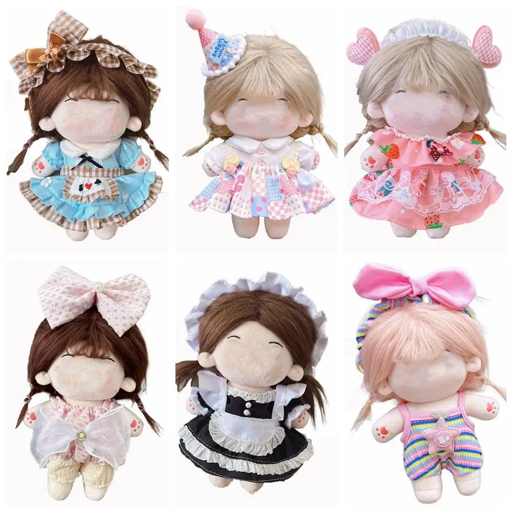 20CM Doll Clothes Multicolor Princess Dress Miniature Dress Suit Lolita Maid Attire Changing Dressing Game