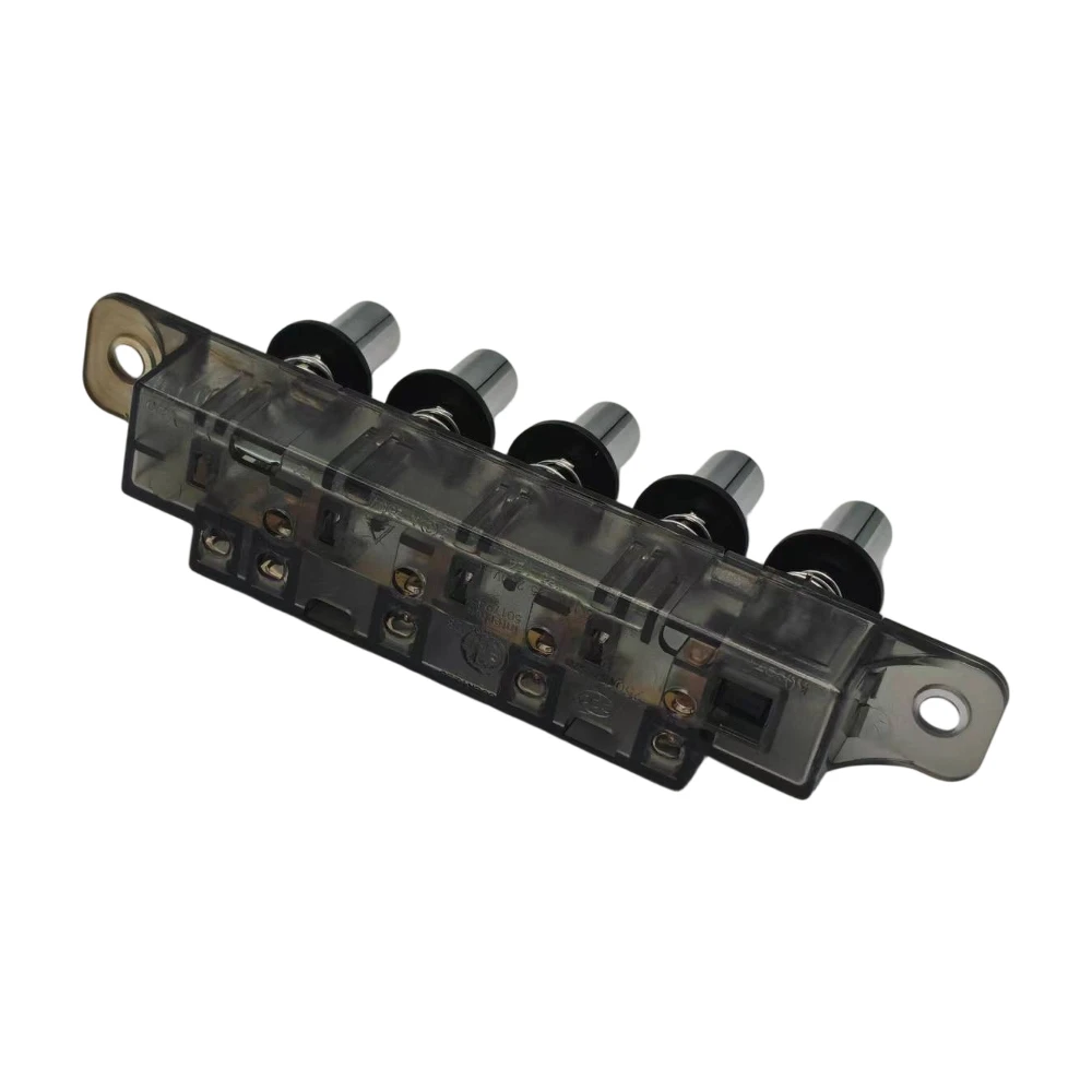 MQ165 3-Interlock 1-Reset 1-Latching 5 Keys Switch 250VAC 4A for Kitchen Hood