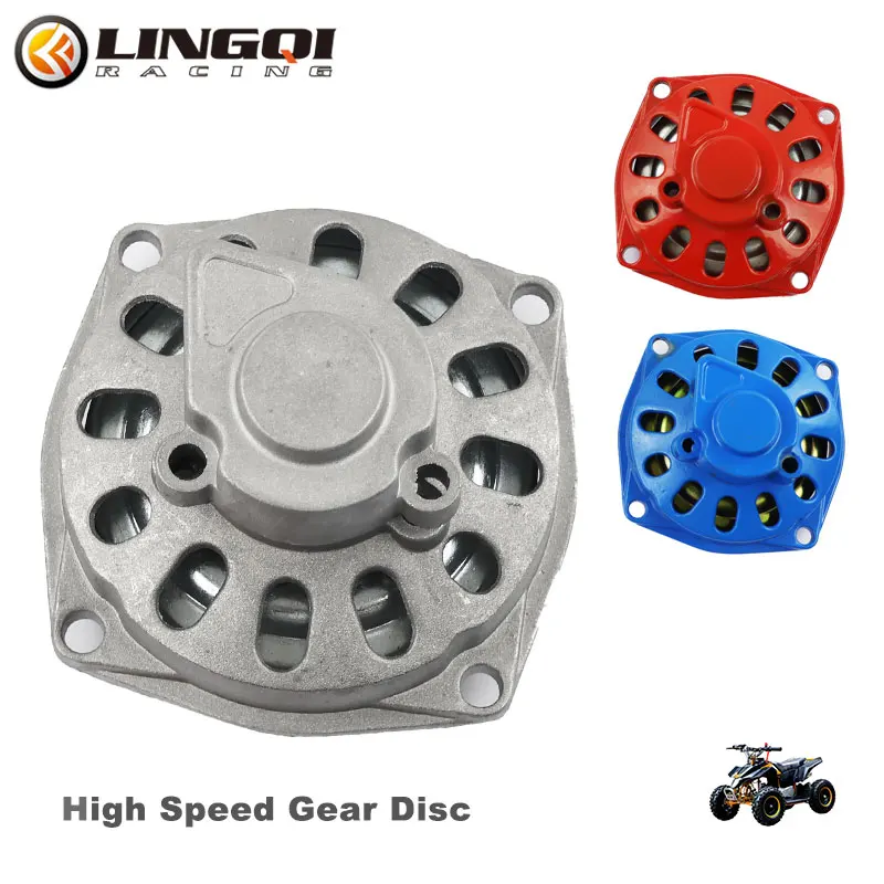 LINGQI Motorcycle 4 Colors Clutch Drum Gear Box T8F 25H 6T 7T Cover Sprocket For 47cc 49cc Engine Pocket Bike Mini Moto Parts