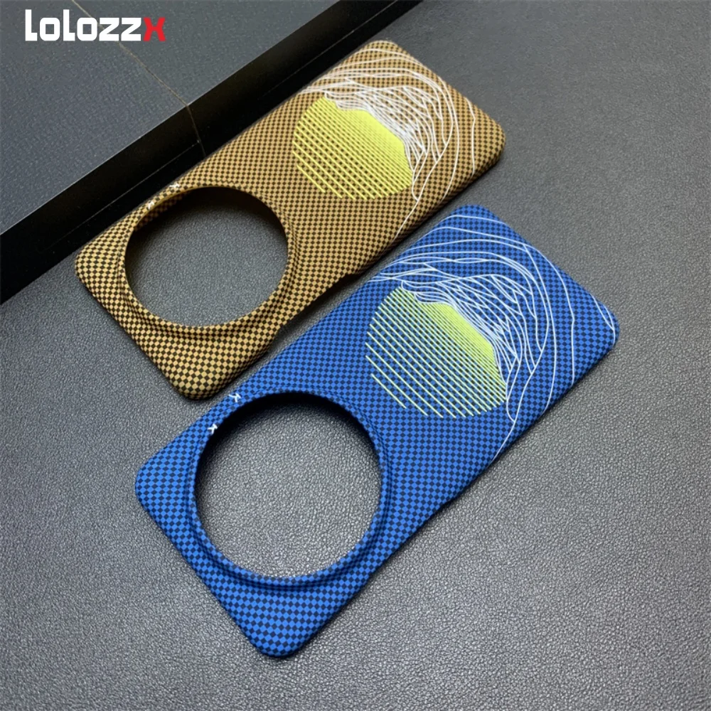 

High end Carbon Fiber Grain Phone Case for Xiaomi 15 Ultra 14 13 Pro 15sPro Luxury Thin Matte Hard Shockproof PC Phone Cover