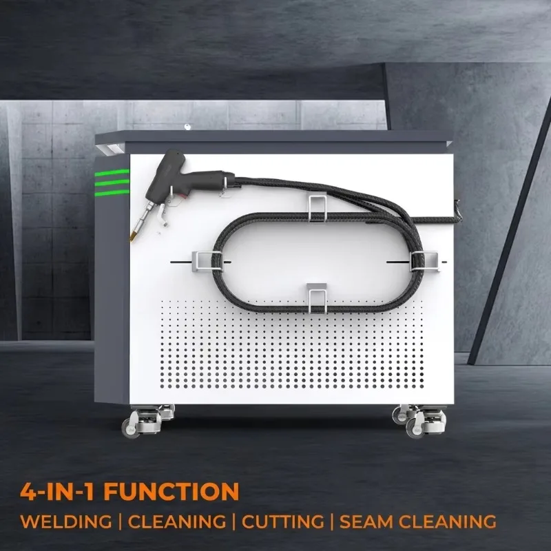 Easy to Operate Handheld Laser Welder Cleaner Cutter for Small Businesses Metalworkers Contractors and Maintenance Technicians