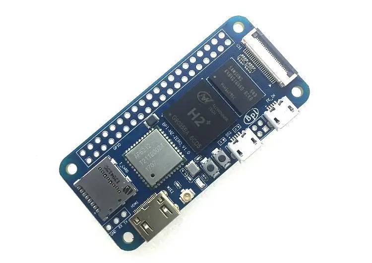 BPI-M2 Zero Quad-Core Open Source Single Board Computer H2 + Chip