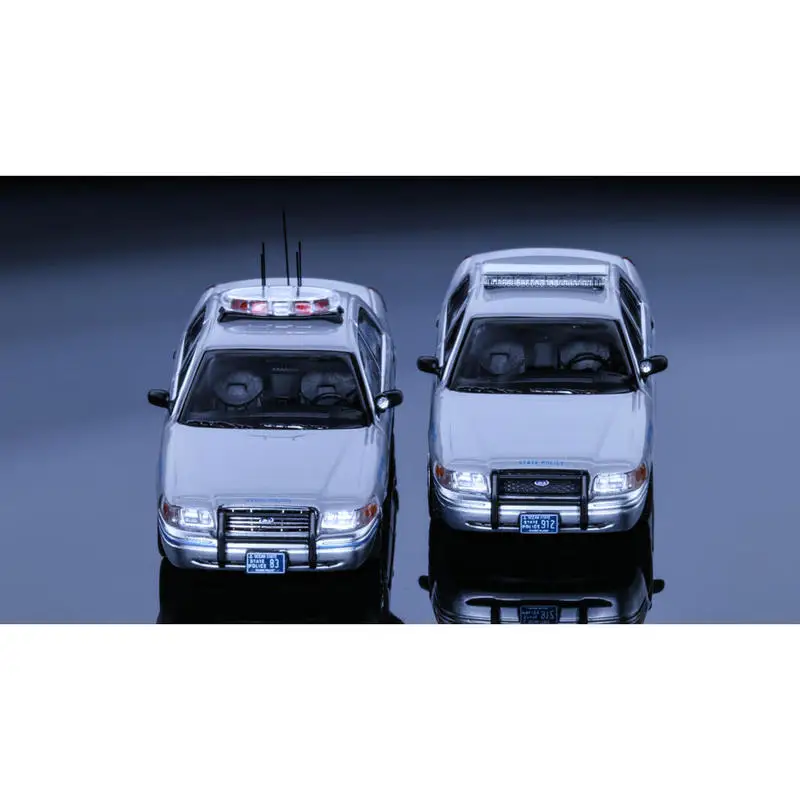Rollin 1/64 RISP K-9 Police Car Ford CV Diecast Car Model Alloy Simulation Collection Toy Gift For Boys#peetyeee - view 2