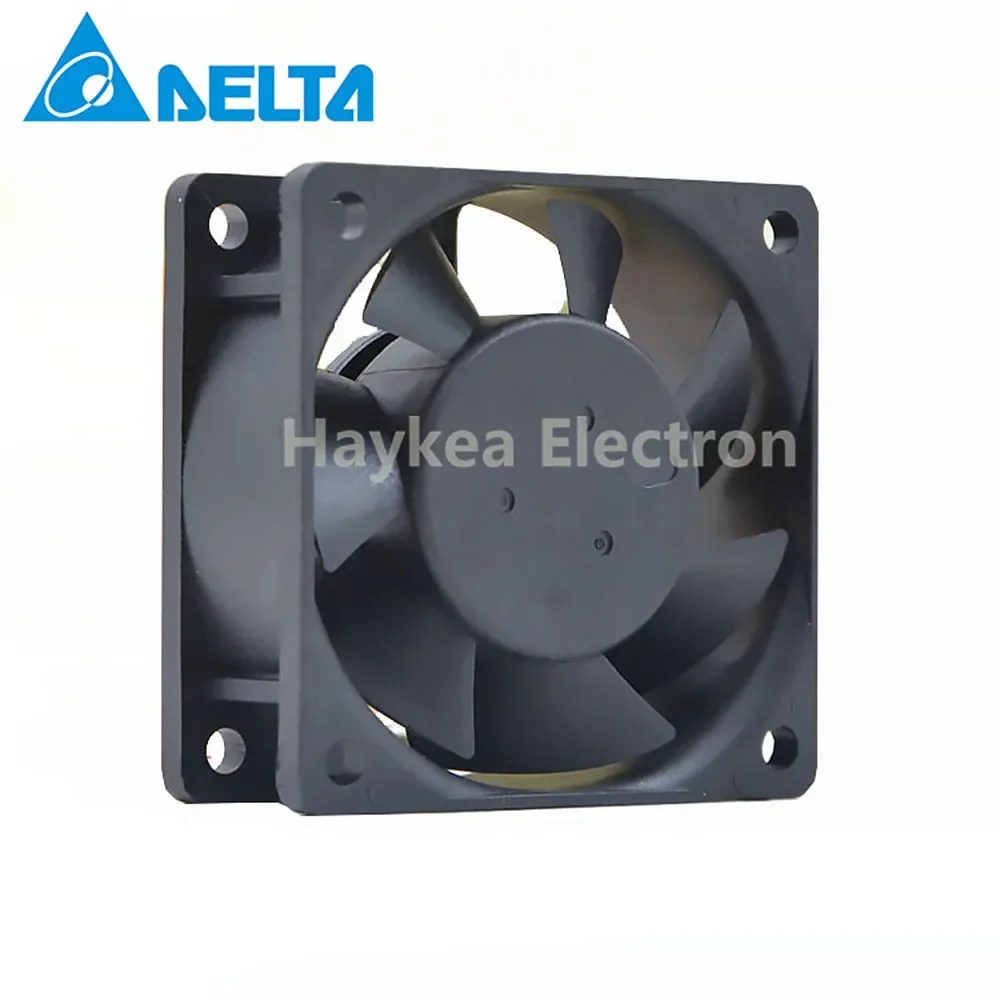 Ventiladores de refrigeração para Delta, AFB0624H, 24V, 0.12A, 6025, inversor do servidor, 2Wire Ball Bearing, 60x60x25mm