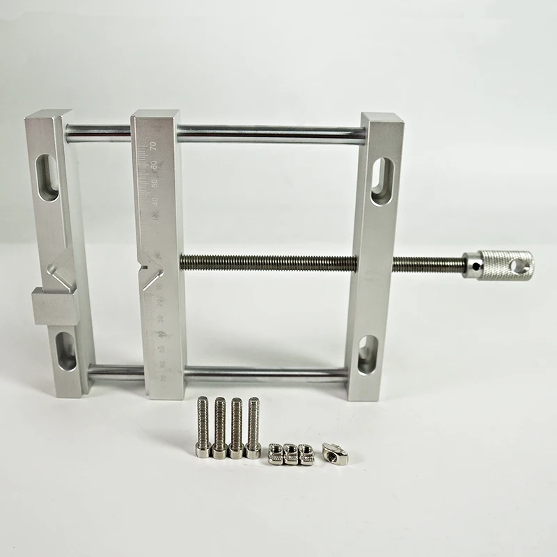 US Stock Cnc Engraving Machine Parallel-Jaw Vice Precision Flat Tongs Special For Carving Hollowing Relief Machining Workholding Fixture