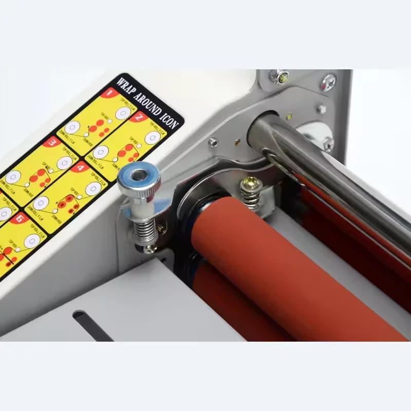 เครื่องเคลือบบัตร 9460T A2+ รุ่นภาษาอังกฤษ เครื่องเคลือบแบบสี่ลูกกลิ้ง เครื่องเคลือบแบบร้อนและเย็น เครื่องเคลือบฟิล์มและรูปถ่าย