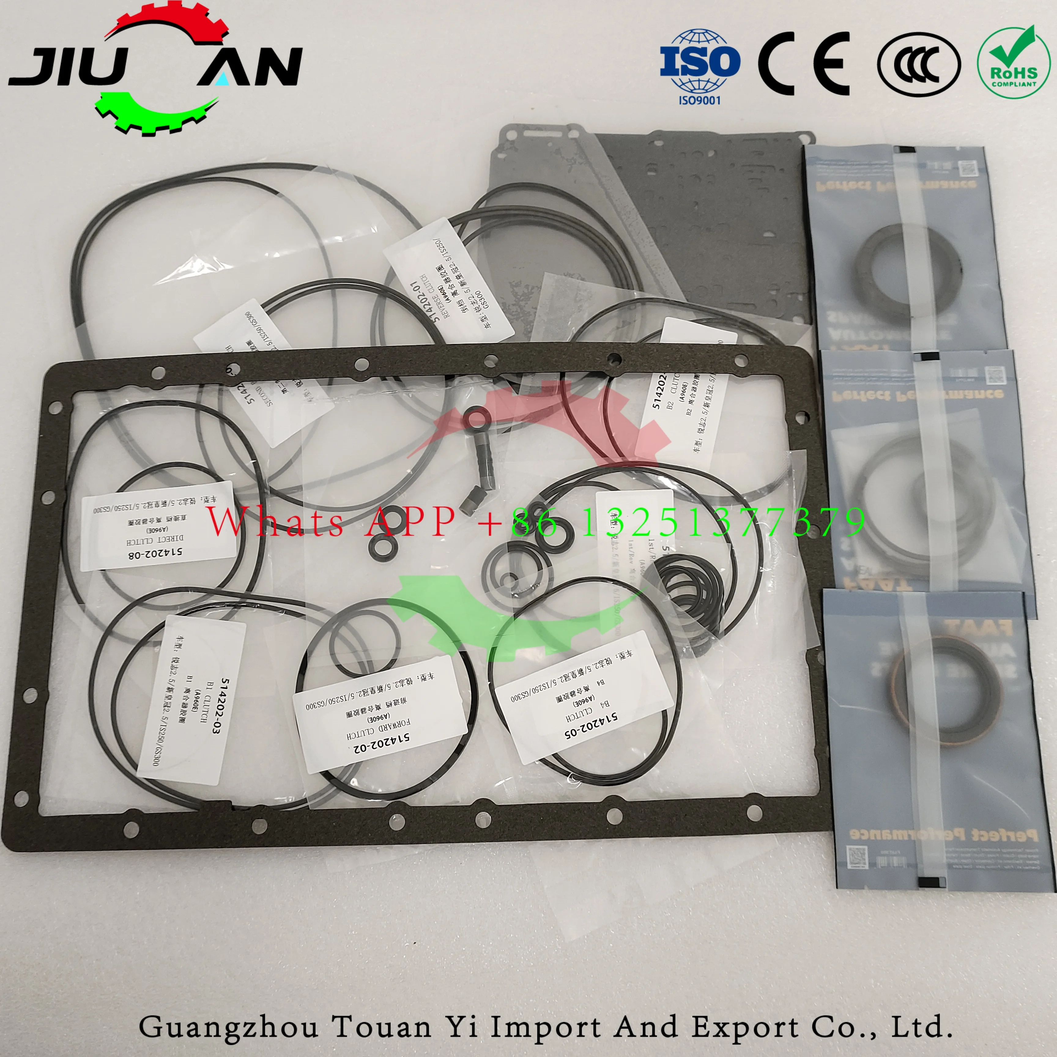 

TB-60NF TB65-SN A960 A960E 6 Speed Seal Repair Kit Transmission For Toyota, Lexus IS250, GS300, IS300