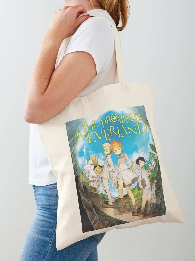 

The Promised Neverland Tote Bag hand bag Canvas shoulder bag personalized tote Customizable tote