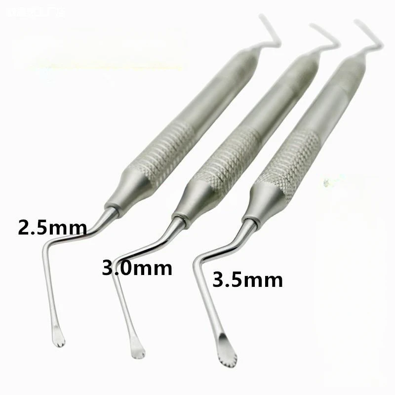 

Dental Materials Digging Cleaning Scraping Spoon Teeth Treating Dental Jagged Curette Periodontal Bone Curette Dental Implant