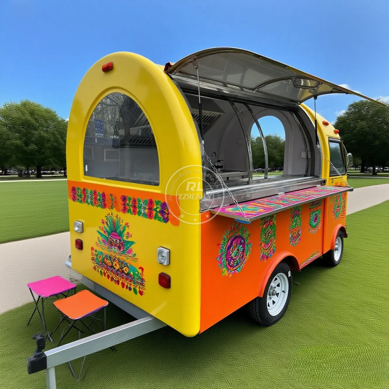 

Europe Standard Food Trailer Bakery Fast Chinese Pizza Vending Kitchen Trucks Mobile Food Cart