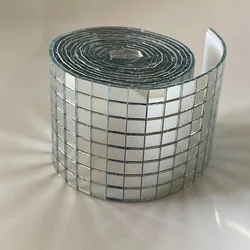 1464pcs 5x5mm Mirror Disco Tiles Theme Birthday Decoration Self Adhesive Mosaic Tiles DIY Disco Ball Card Making and Art Collage