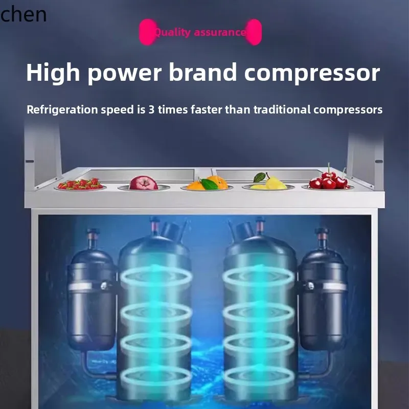 LXC thick cutting machine commercial stall summer commercial thick cutting milk roll plug-in ice machine Internet celebrity