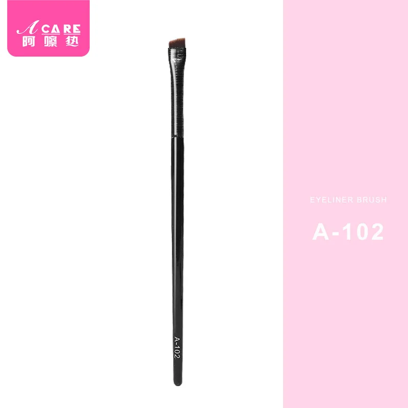 DX01/Eyeliner BrushB1PQ0-Spazzola per lama a testa piatta facile da usare Pennello per sopracciglia ad angolo sottile e sottile Contorno Eyeliner Trucco femminile