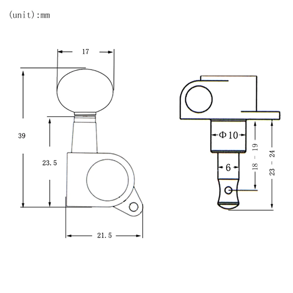 หมุดปรับเสียงอูคูเลเล่ 4 ชิ้น หมุดปรับเสียงอเนกประสงค์ ปุ่มปรับเสียงอูคูเลเล่ ทำจากโลหะผสมสังกะสี อะไหล่และอุปกรณ์เสริมสำหรับอูคูเลเล่