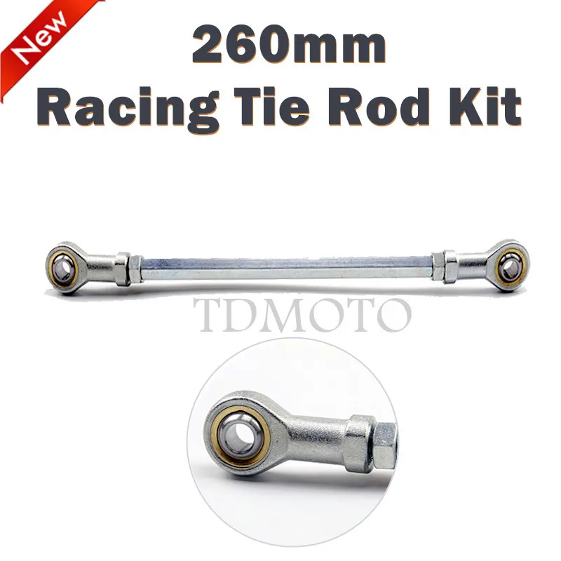 200mm-275mm Adjustable Aluminum Universal Motorcycle Gear Shift Shifter Rod Linkage Rearset Footpegs 