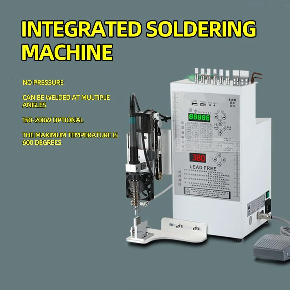 Automatic Soldering Machine Tin Feeder Foot Operated  Station Electric  Iron USB Plug