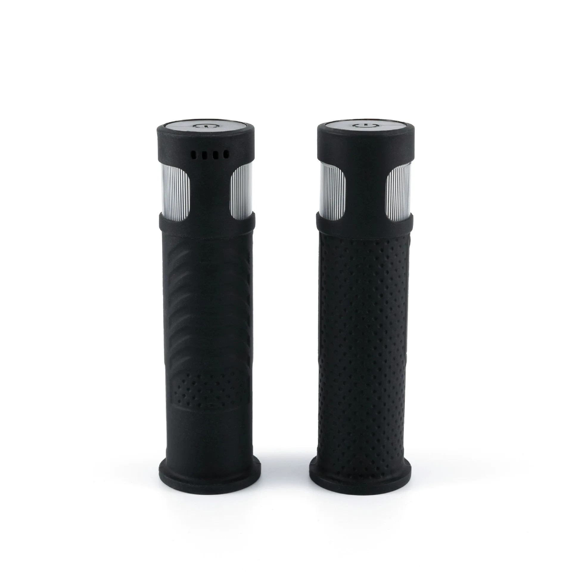 LED Handlebar Grips with Touch Switch - Soft Silicone Non-Slip Light for Mountain & Road Bikes
